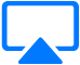 The AirPlay button