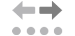 أيقونة حالة التسليم من iPhone (أسهم فوق نقاط باهتة).