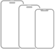 Trois modèles d’iPhone avec Face&nbsp;ID.