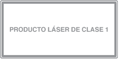 Etiqueta de producto de láser clase 1