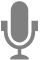 Symbool voor geluidsinvoerpoort