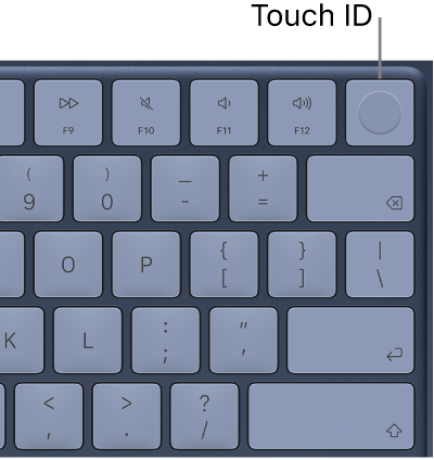 Touch ID trên bàn phím MacBook Neo.