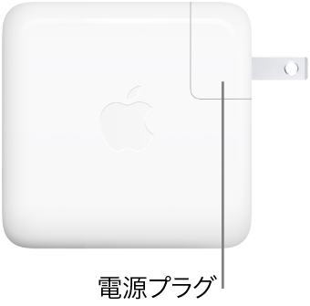 70W USB-C電源アダプタ。