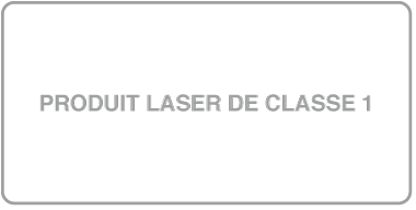 Étiquette de produit laser de classe&nbsp;1