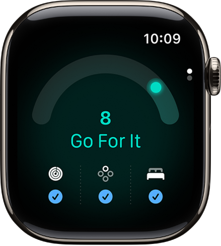 The Readiness app showing a readiness score.