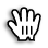 Cursor mão aberta
