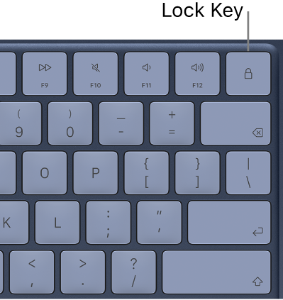 Lock Key MacBook Neo klaviatuuril.