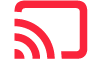The Chromecast button.