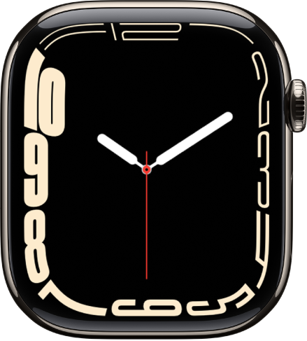 The Contour watch face with the Workout complication in the middle.
