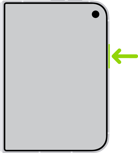 The side button (Touch&nbsp;ID) on the right of iPhone Duo.