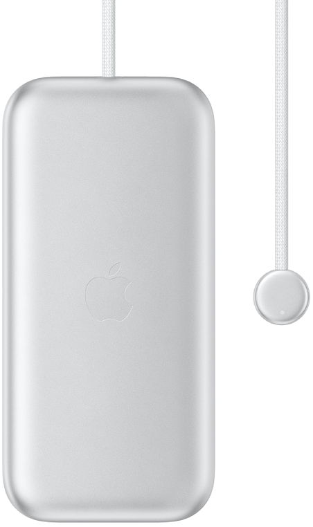 بطارية Apple&nbsp;Vision&nbsp;Pro مفصولة عن الجهاز.