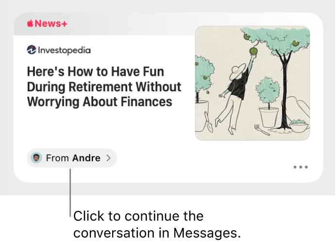 A news article shared in Apple News.