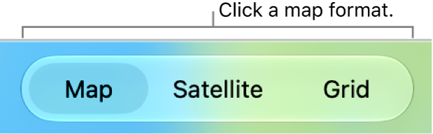 Map, Satellite, and Grid buttons.