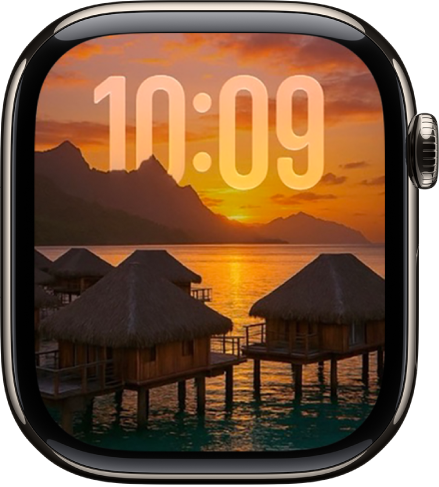 واجهة الساعة 