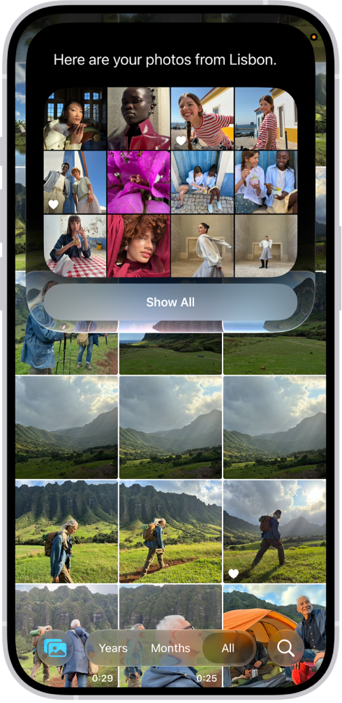 An iPhone showing Siri finding content specified in the request.
