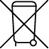 symbole de mise au rebut