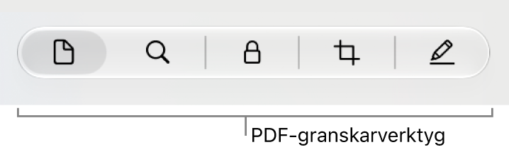 PDF-granskningsverktygen.