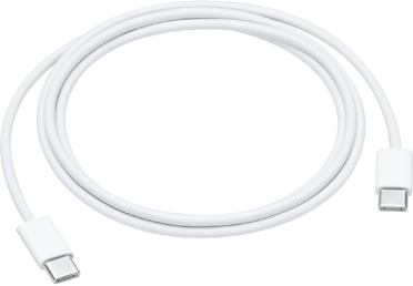 USB-C to USB-C cable.