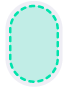 深绿色椭圆