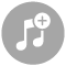 die Taste „Musik“