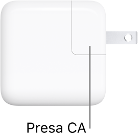 L’alimentatore USB-C da 30&nbsp;W.